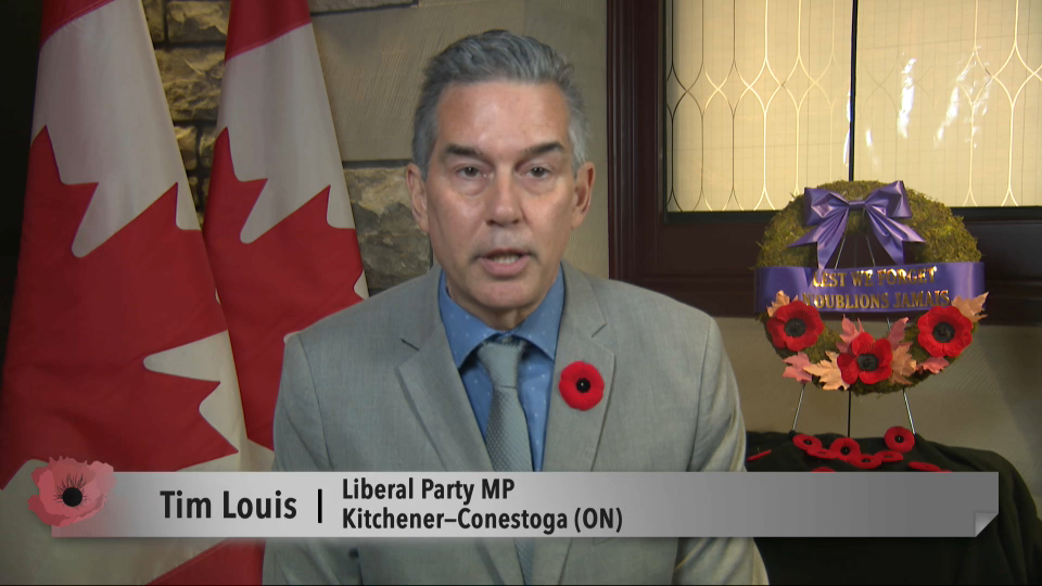 MP Messages : Tim Louis – Remembrance Day 2024