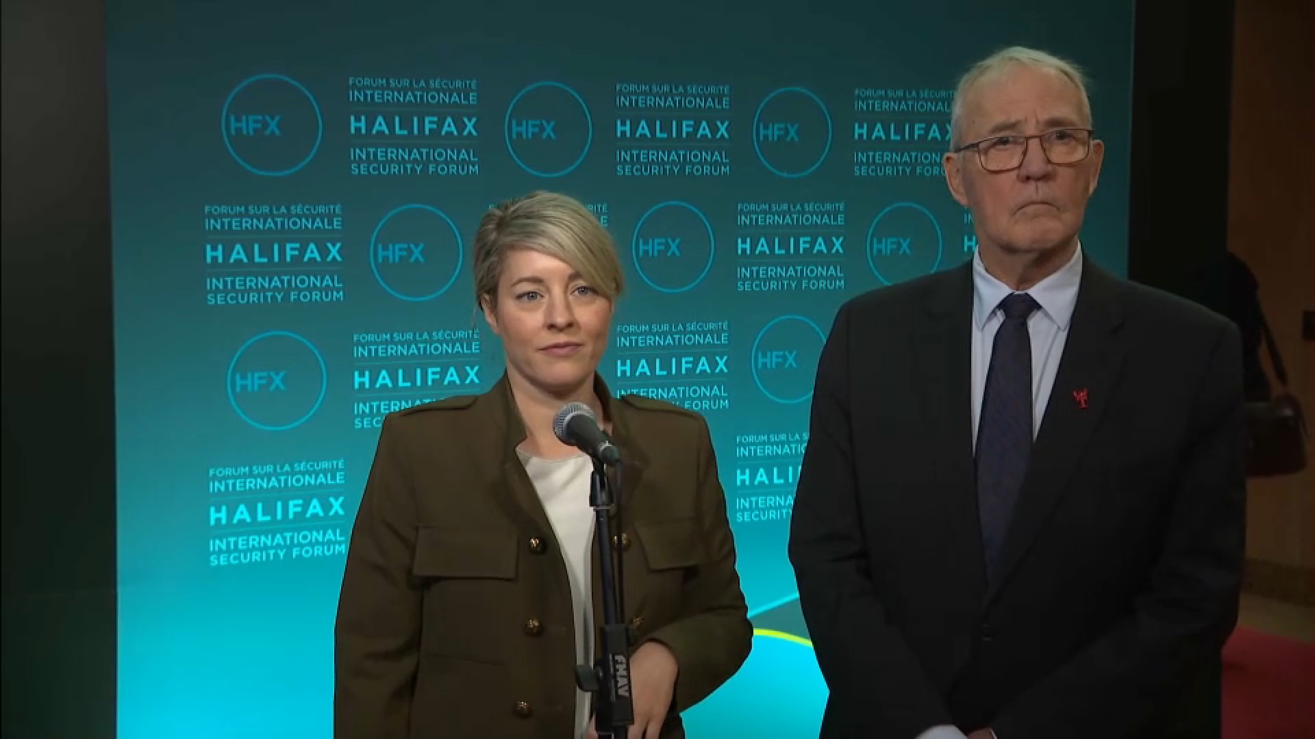 Headline Politics : Ministers Joly and Blair Speak with Reporters in Halifax – November 23, 2024