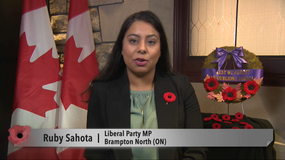 MP Messages : Ruby Sahota – Remembrance Day 2024