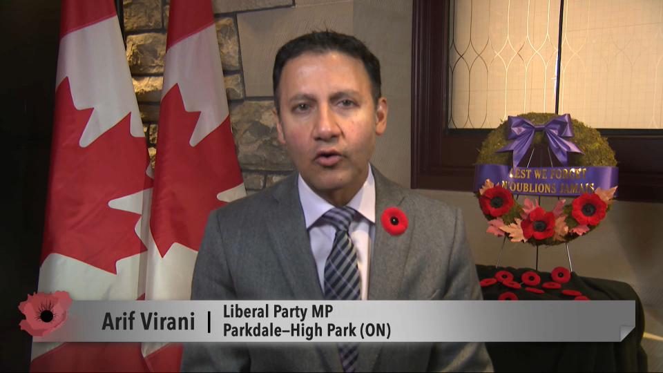 Arif Virani – Jour du souvenir 2024 | Messages des députés | CPAC.ca