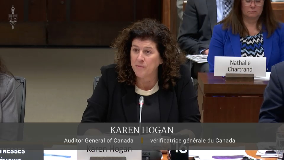 In Committee from the House of Commons : Public Accounts: Auditor General Discusses Her Latest Reports – December 2, 2024