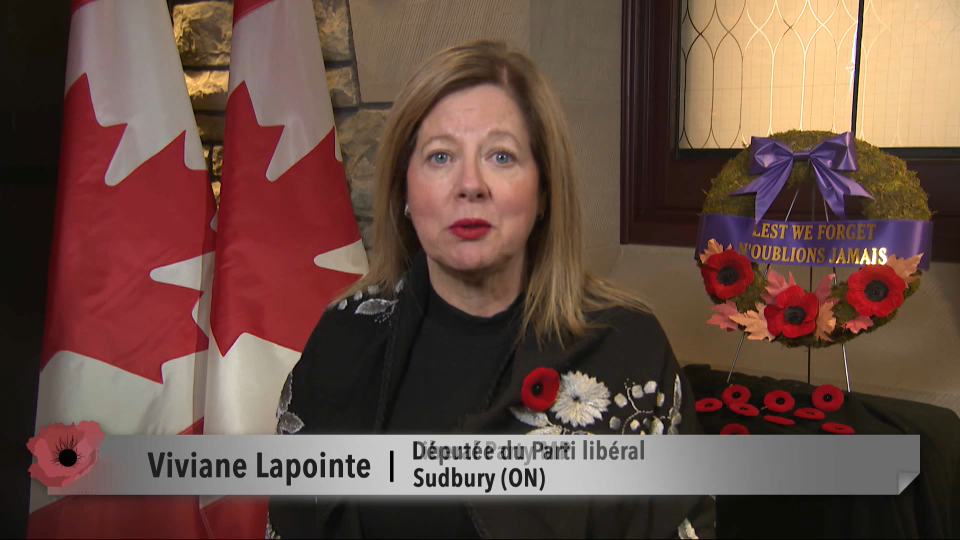 MP Messages : Viviane Lapointe – Remembrance Day 2024