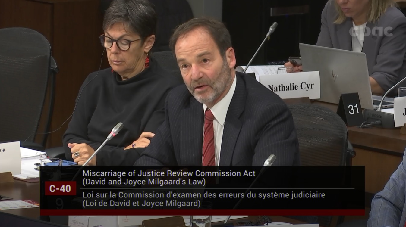 In Committee from the Senate of Canada : Legal and Constitutional Affairs – November 21, 2024