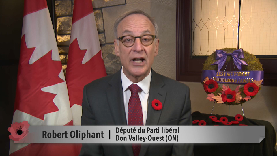 MP Messages : Robert Oliphant – Remembrance Day 2024