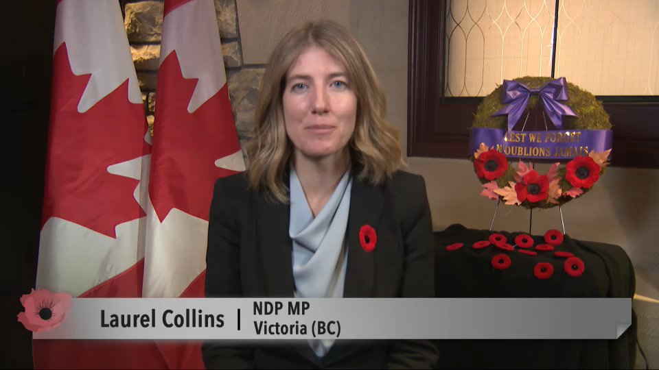 Messages des députés : Laurel Collins – Jour du souvenir 2024