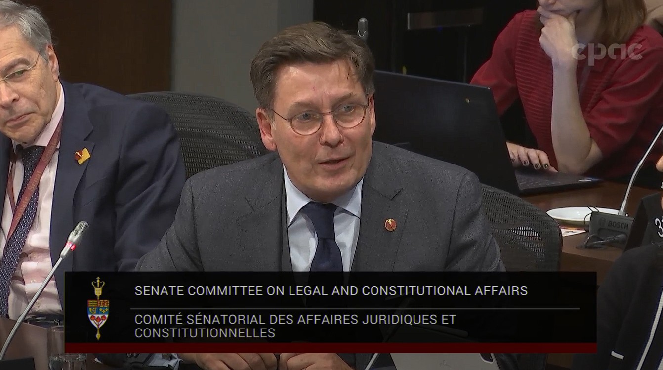 In Committee from the Senate of Canada : Legal and Constitutional Affairs – November 27, 2024