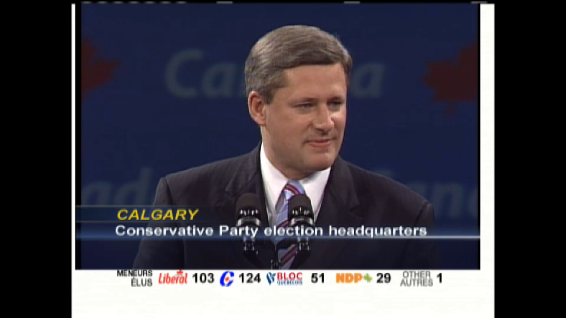 CPAC Special : Vote 2006 – Election Night - Stephen Harper Addresses Supporters