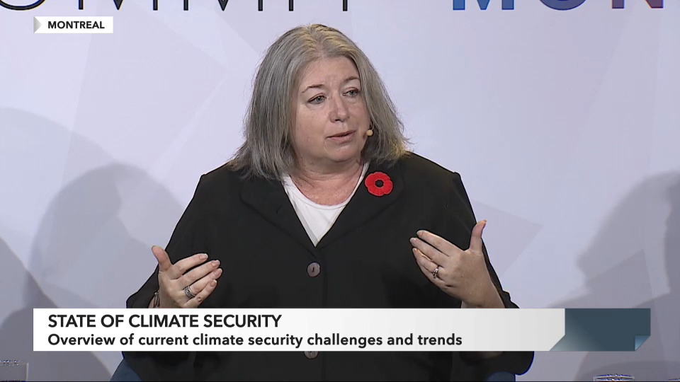 Public Record : Montreal Climate Security Summit: The State of Climate Security
