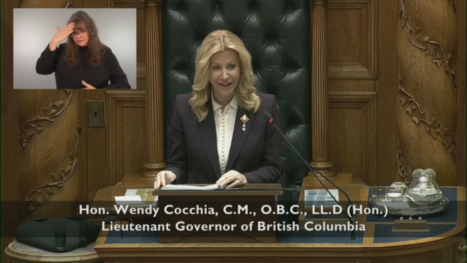 British Columbia Speech from the Throne February 18, 2025 Public