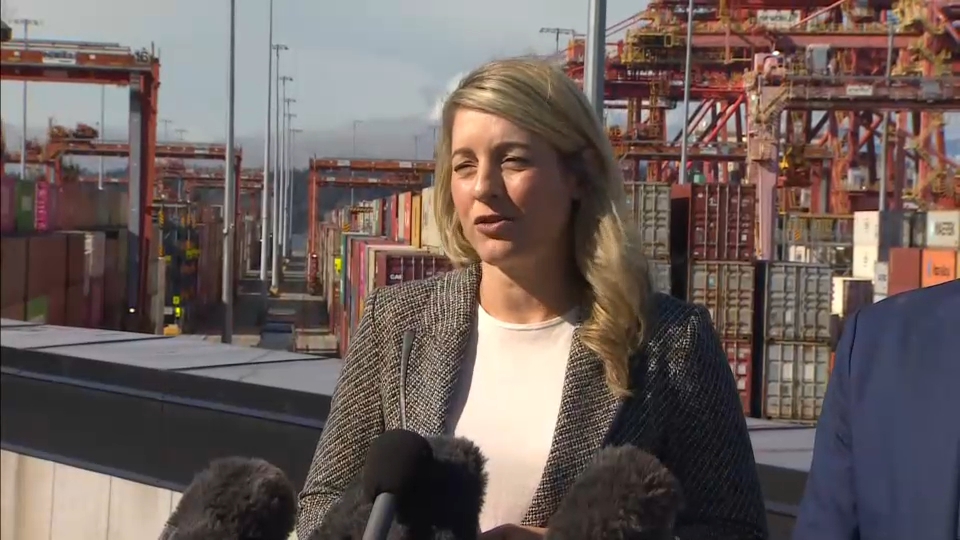 Mélanie Joly Speaks With Reporters in Vancouver - Headline Politics ...