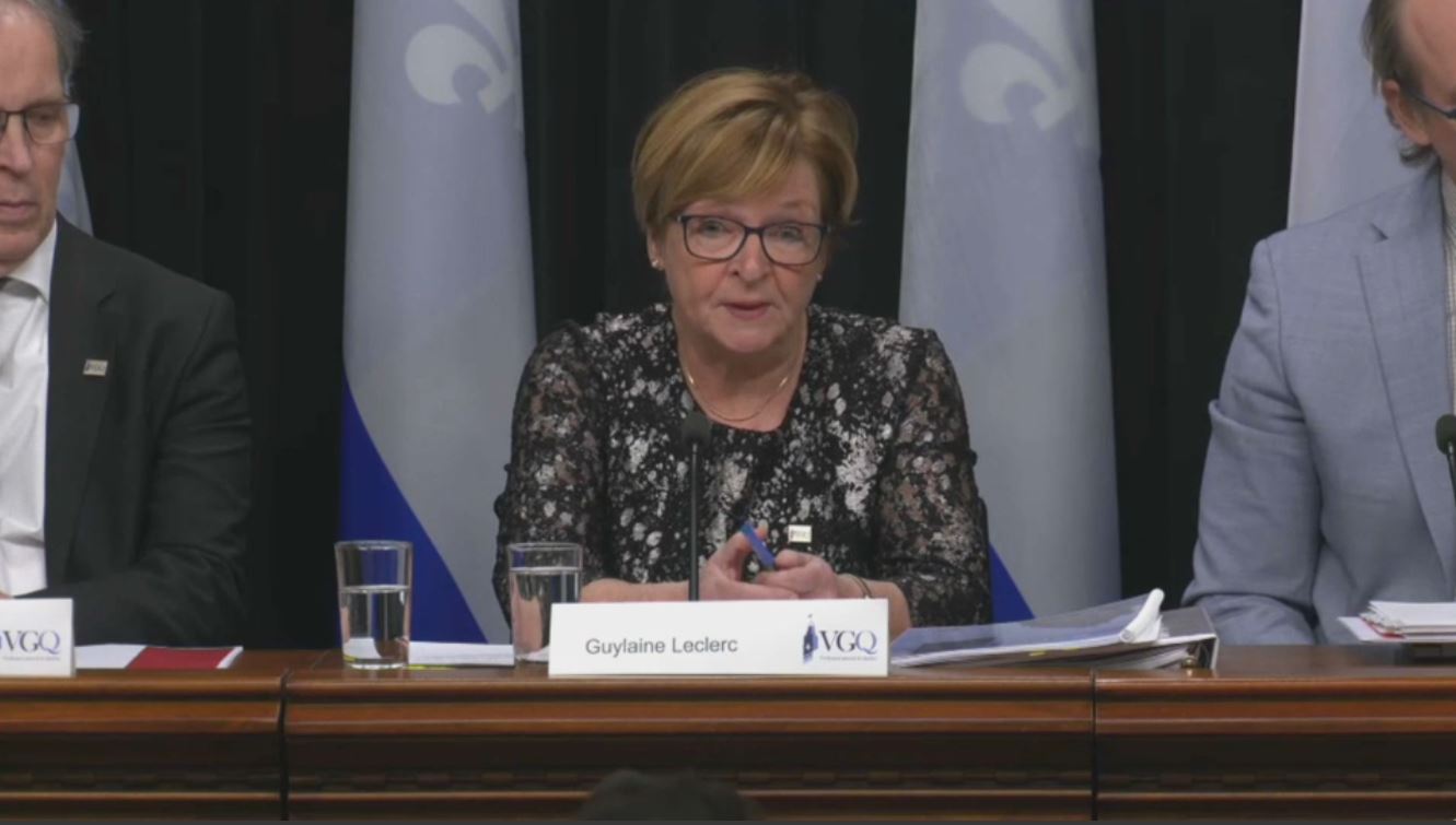 Quebec S AG Guylaine Leclerc Discusses SAAQclic Report February 20 2025 02 20 Qc