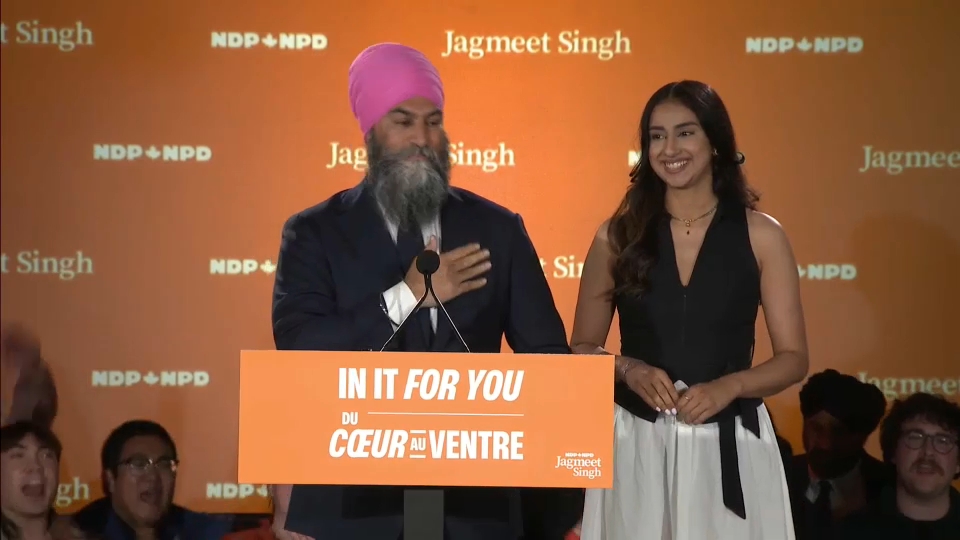 Vote 2025 : Jagmeet Singh Delivers Election-Night Address – April 29, 2025