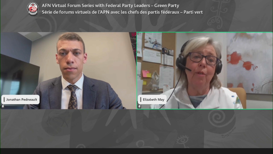 Vote 2025 : Forum de l’APN sur le scrutin fédéral : Les cochefs du Parti vert