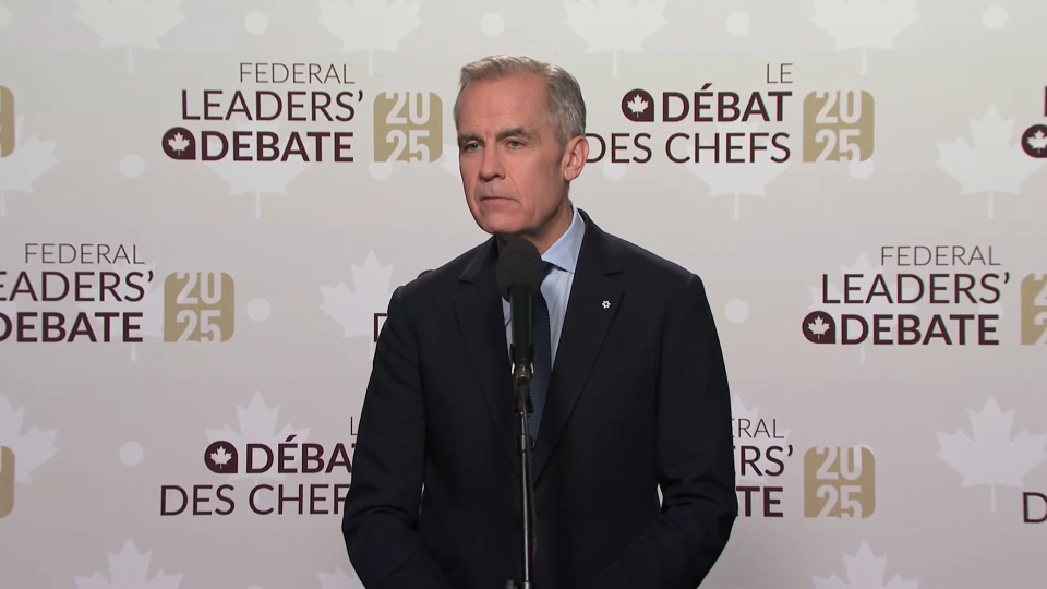 Vote 2025 : Mêlées de presse après le débat en français – 16 avril 2025