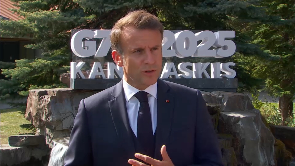 Headline Politics : 2025 G7 Leaders’ Summit – Emmanuel Macron Speaks with Reporters