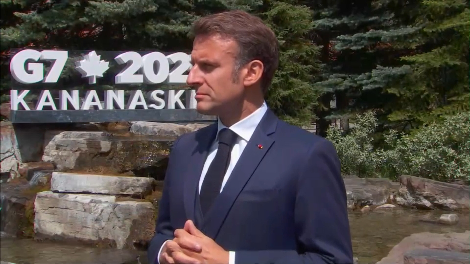 Headline Politics : 2025 G7 Leaders’ Summit – Emmanuel Macron Speaks with Reporters