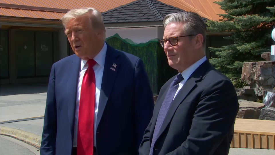 Headline Politics : 2025 G7 Leaders’ Summit – Donald Trump and Keir Starmer Speak with Media
