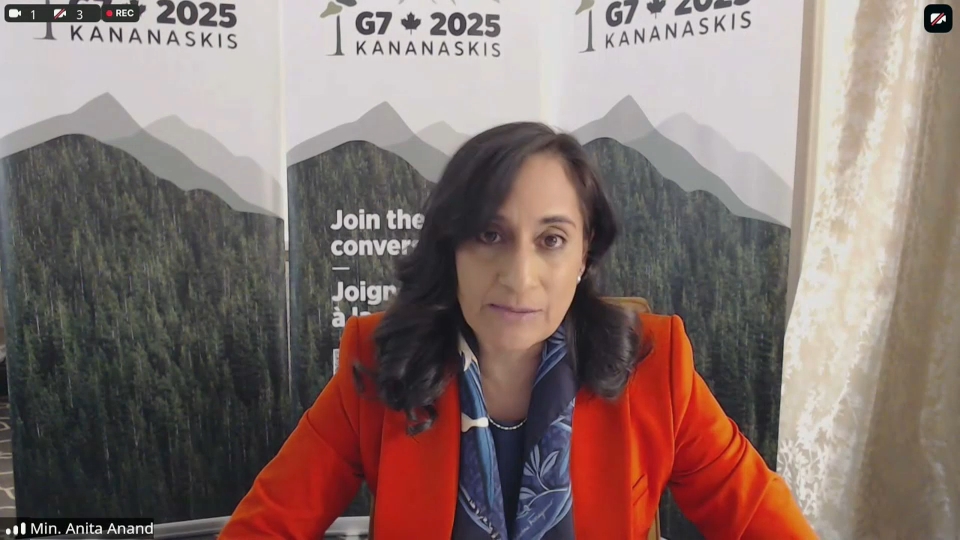 Headline Politics : Foreign Affairs Minister Anita Anand Holds a News Conference – June 15, 2025