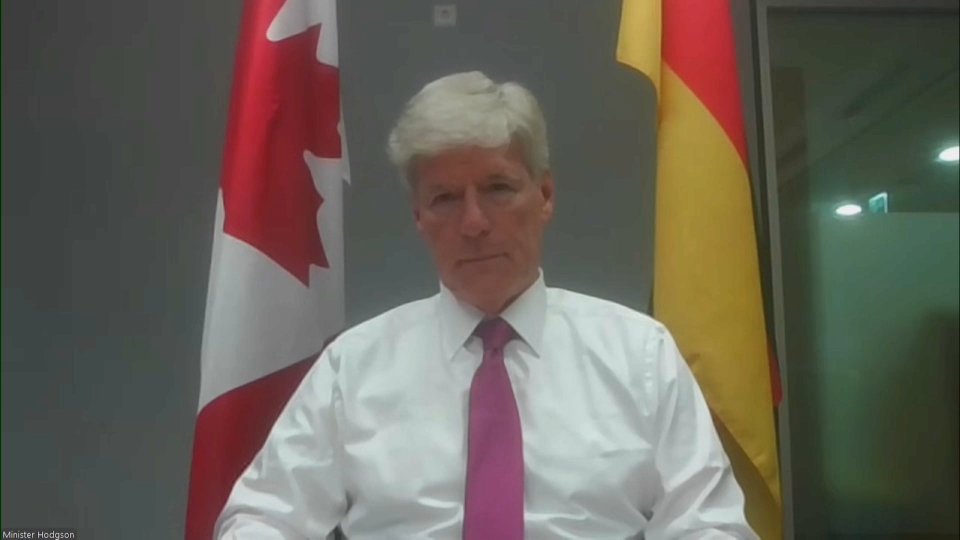 Energy Minister Tim Hodgson on Major Projects Office, German LNG Talks ...