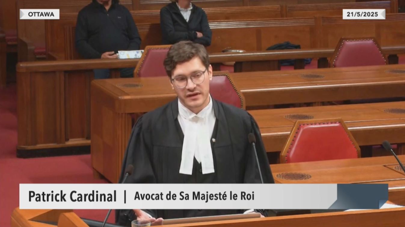 Supreme Court Hearings : His Majesty the King v. David Carignan