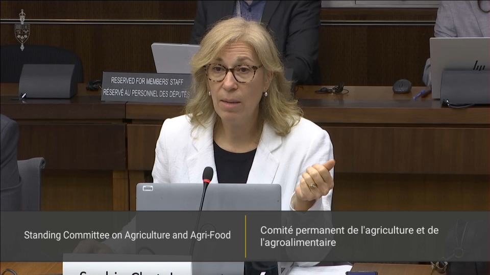 In Committee from the House of Commons : Agriculture and Agri-Food – September 18, 2025