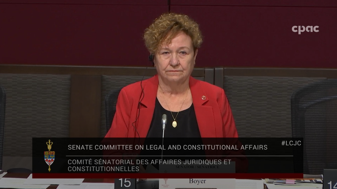 In Committee from the Senate of Canada : Legal and Constitutional Affairs – September 24, 2025