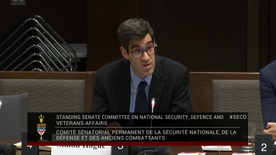 In Committee from the Senate of Canada : National Security, Defence and Veterans Affairs – October 27, 2025