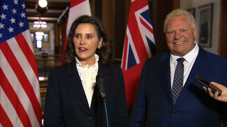 Doug Ford and Gretchen Whitmer Speak with Reporters – October 1, 2025 ...