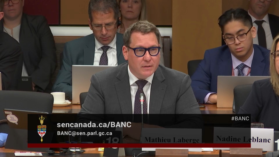 In Committee from the Senate of Canada : Banking, Commerce and the Economy – October 8, 2025