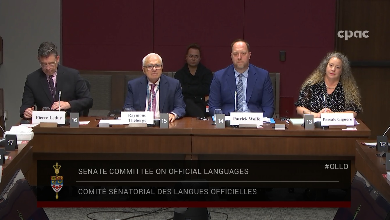 In Committee from the Senate of Canada : Official Languages – October 6, 2025