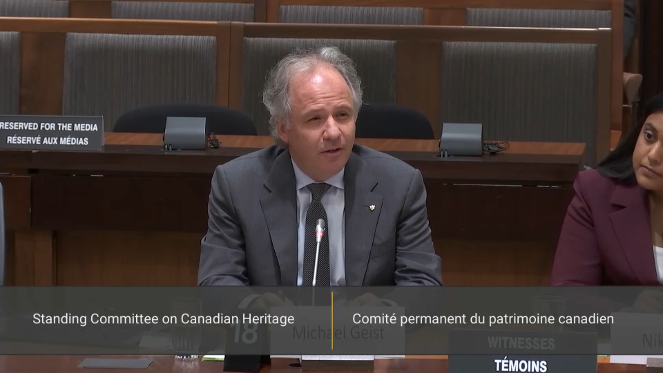 In Committee from the House of Commons : Canadian Heritage – October 29, 2025