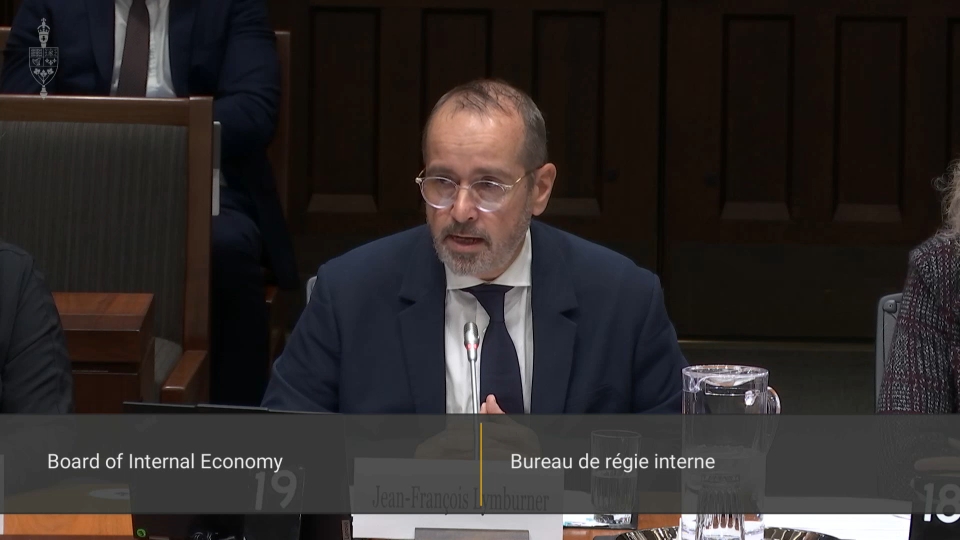 In Committee from the House of Commons : Board of Internal Economy – October 30, 2025