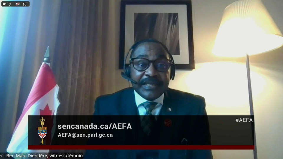 In Committee from the Senate of Canada : Foreign Affairs and International Trade – October 30, 2025