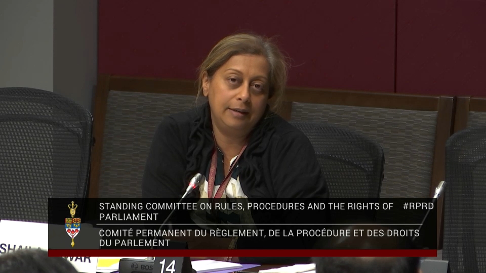 In Committee from the Senate of Canada : Rules, Procedures and the Rights of Parliament – October 28, 2025