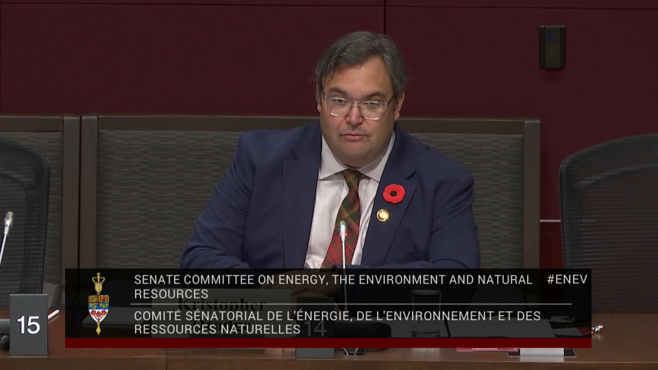 In Committee from the Senate of Canada : Energy, the Environment and Natural Resources – November 6, 2025