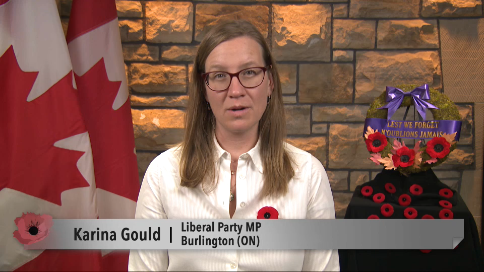 MP Messages : Karina Gould – Remembrance Day 2025