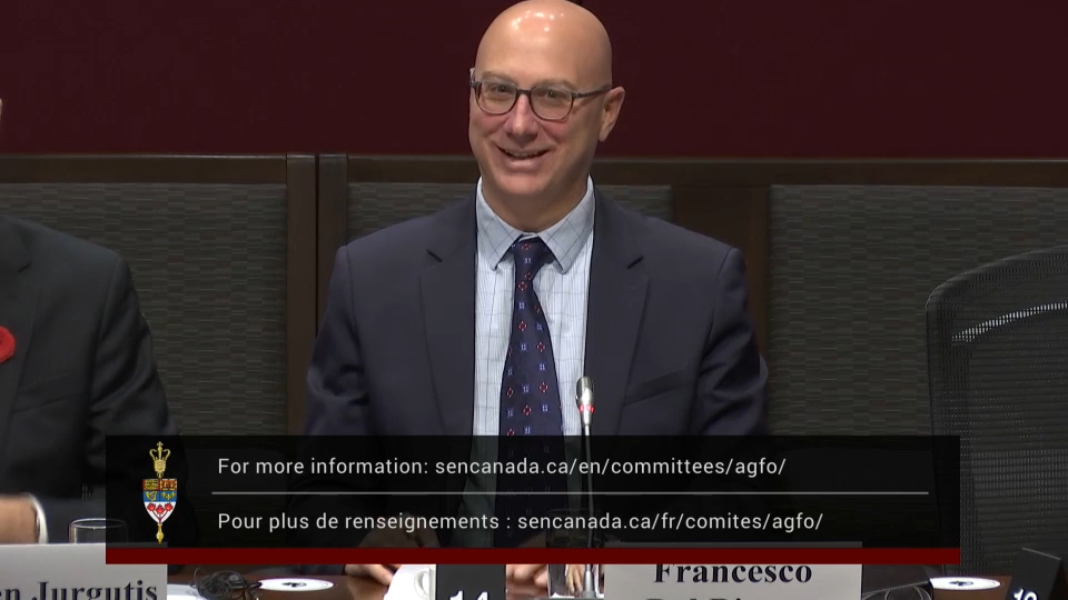 In Committee from the Senate of Canada : Agriculture and Forestry – November 6, 2025