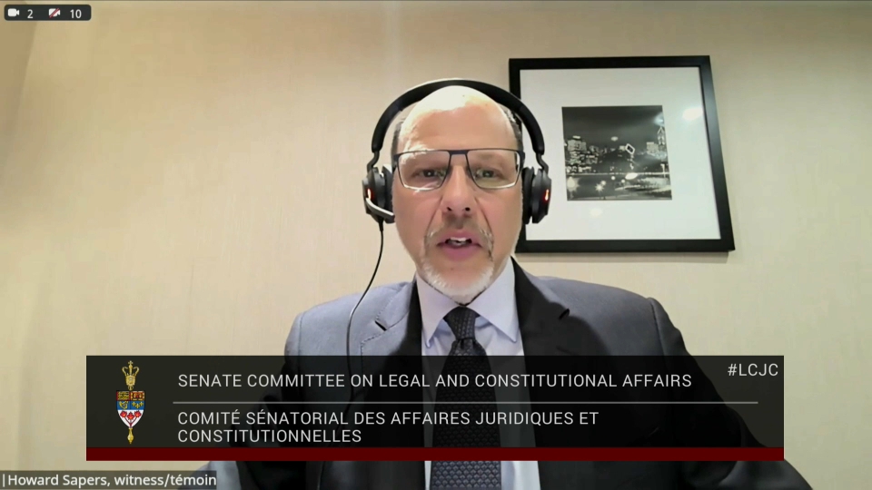 In Committee from the Senate of Canada : Legal and Constitutional Affairs – November 26, 2025