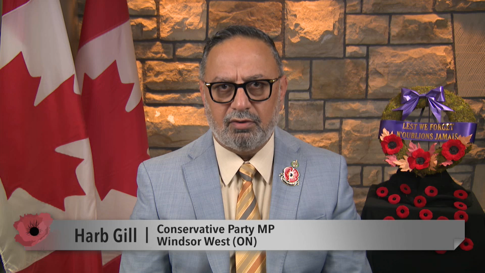 MP Messages : Harb Gill – Remembrance Day 2025