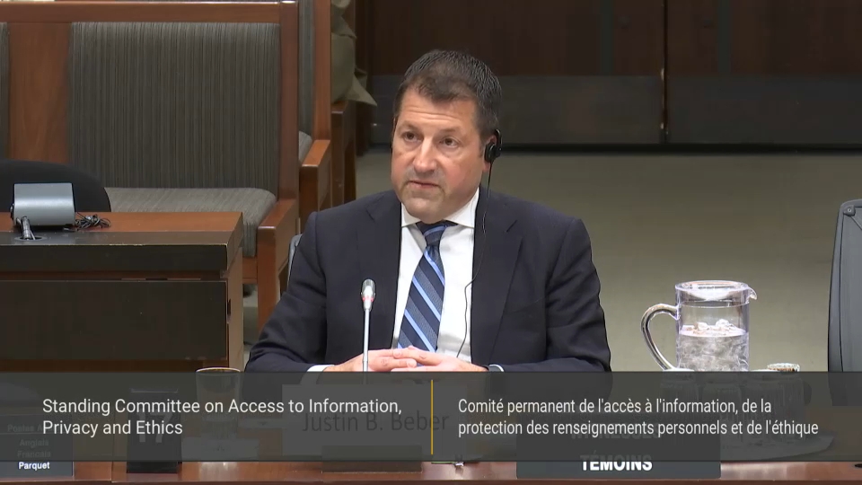 In Committee from the House of Commons : Access to Information, Privacy and Ethics – November 24, 2025