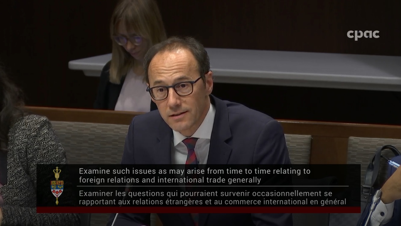 In Committee from the Senate of Canada : Foreign Affairs and International Trade – November 19, 2025