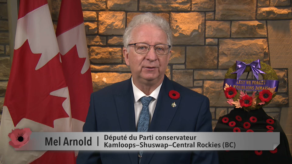 MP Messages : Mel Arnold – Remembrance Day 2025