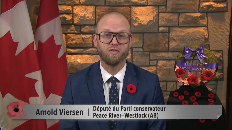 MP Messages : Arnold Viersen – Remembrance Day 2025