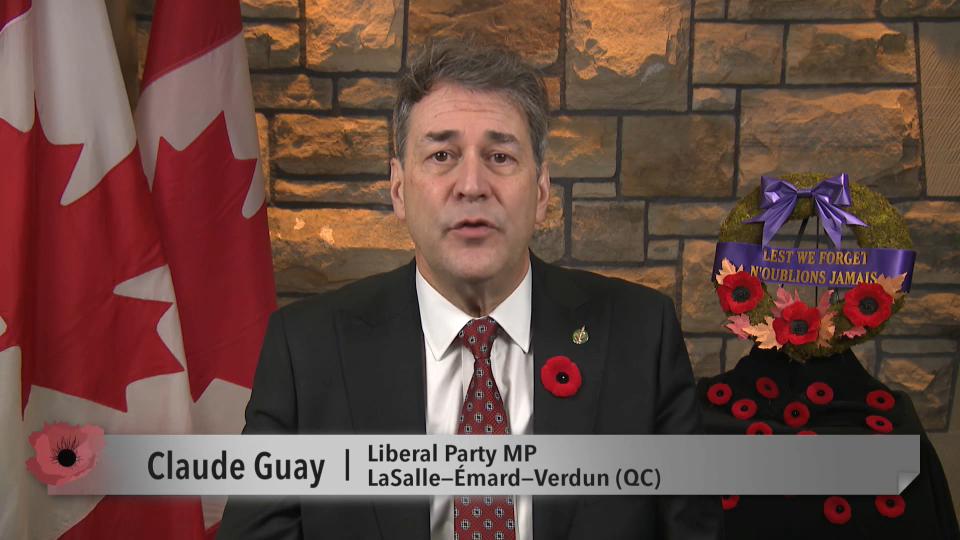 MP Messages : Claude Guay – Remembrance Day 2025