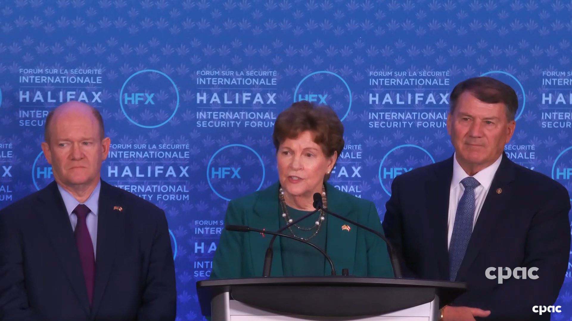 Headline Politics : 2025 Halifax Security Forum – U.S. Senators Address Media