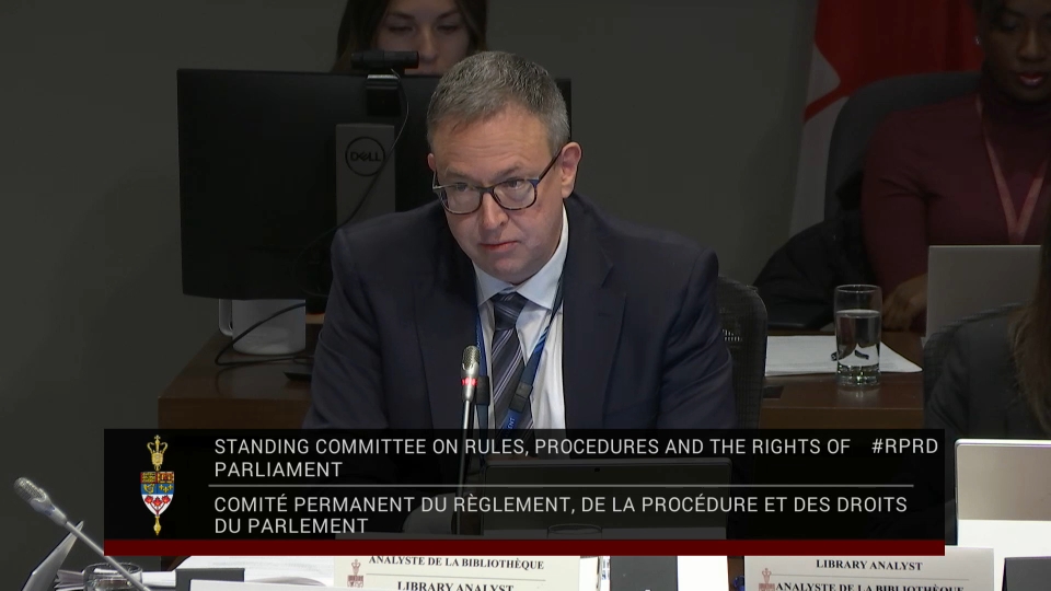 In Committee from the Senate of Canada : Rules, Procedures and the Rights of Parliament – November 25, 2025