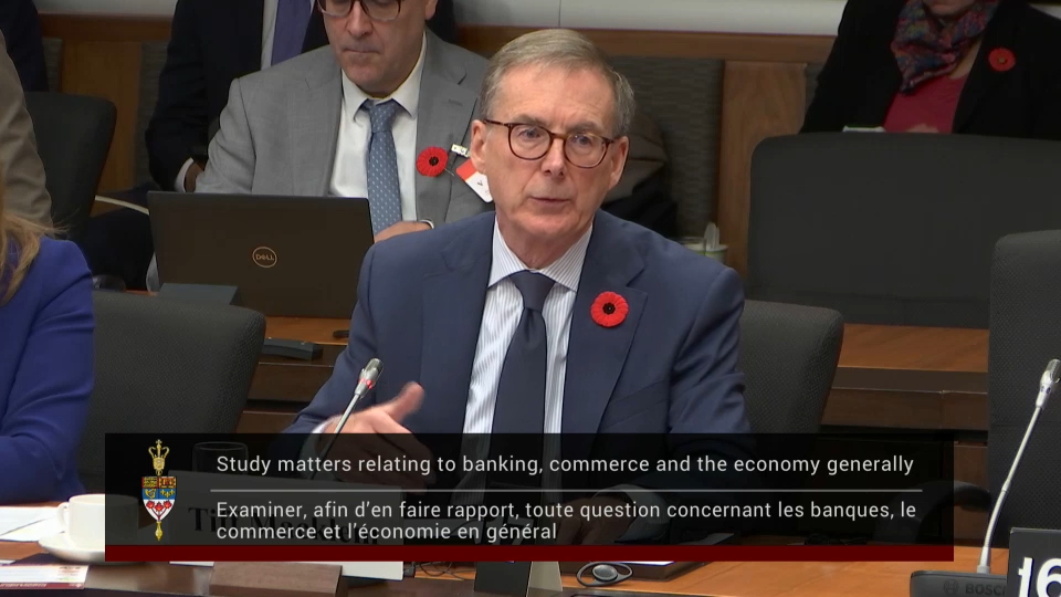 In Committee from the Senate of Canada : Banking, Commerce and the Economy – November 6, 2025