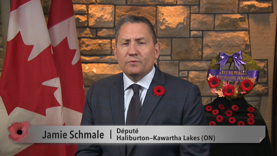 Messages des députés : Jamie Schmale – Jour du souvenir 2025