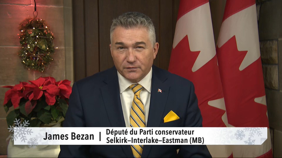 MP Messages : James Bezan – Holiday Greetings 2025