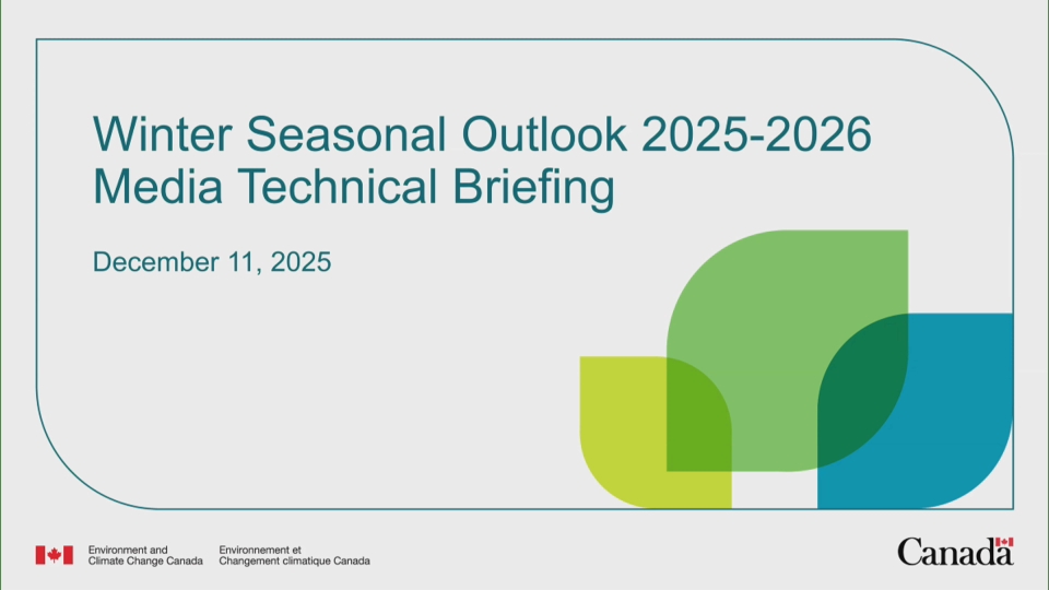 Headline Politics : Environment Canada Provides Winter Weather Outlook – December 11, 2025